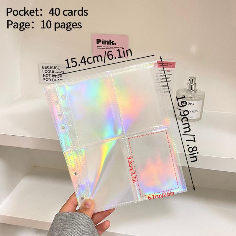 10/25pcs Kpop Binder Photocard Holder 4/5/9 Space Album Inner Pages Binder Collection Idol Cards Collect Book Picture Holder