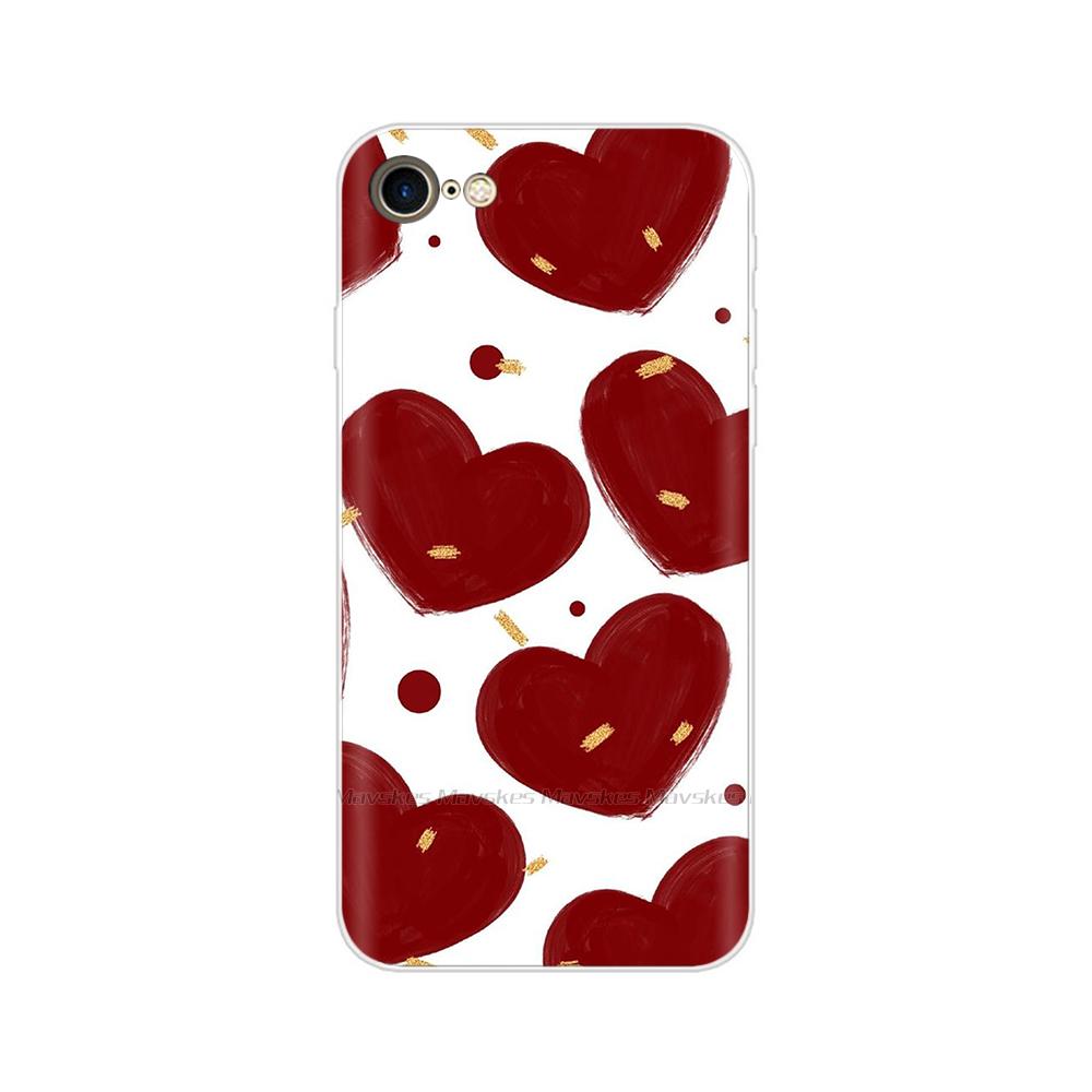 For iPhone SE 2020 Case Fashion Cartoon Soft TPU Back Cover For iPhone SE Clear Silicone Casing Protective Cases For iPhoneSE