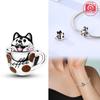 Charms Plata Copper Colors Little Dog Beads Fit Original Bracelet Diy Fine Jewelry Gift For Women