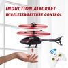 Remote controlled airplane helicopter children's mini drone charging induction aircraft, suspended toy for boys