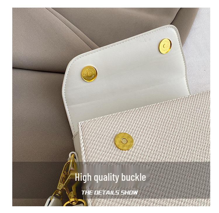 Korean Elegant Fashion: Minimalist 2025 Crossbody Small Square Bag for Women