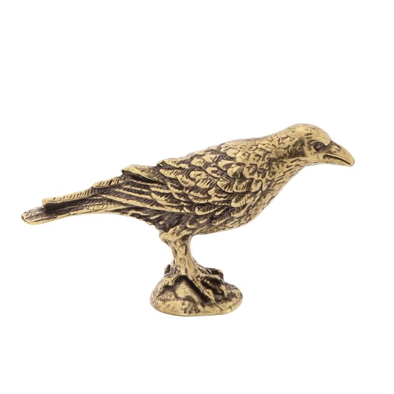 Animal Shelf Decors Accent,Ravens Figurines Tabletop Centerpieces for Home Decoration Retro Ravens Decorative Objects