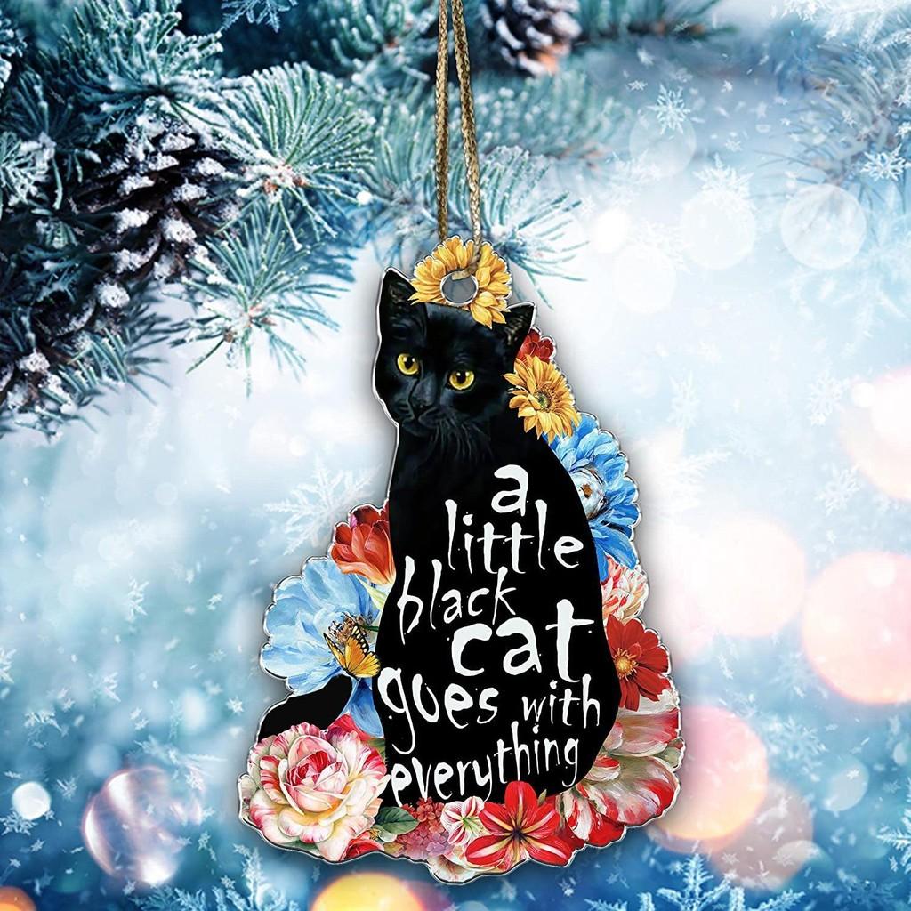 Adorable Acrylic Christmas Cat Car Accessory For Decorative Holiday Use Aromatherapy