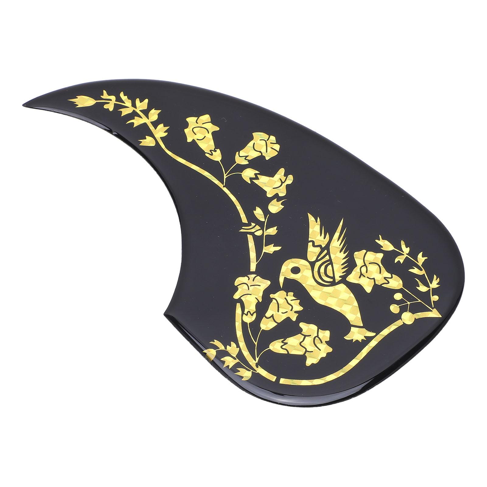 

Guitar Pickguard Acoustic Self Adhesive Pickup Sticker Hummingbird Pattern PVC Parts Accessories