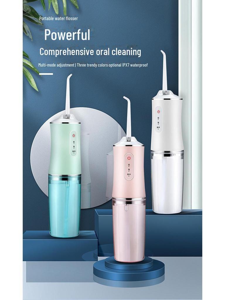 Portable Electric Water Flosser with Strong Pressure for Effective Teeth Cleaning