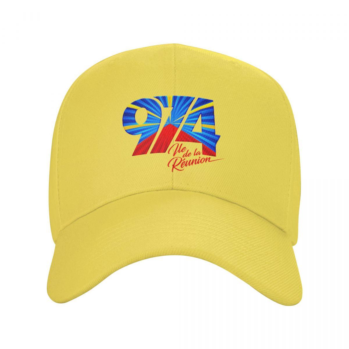 

Бейсбольная кепка с логотипом острова Реюньон 974 на заказ, регулируемая солнцезащитная кепка Reunionese Proud Dad, летние кепки, шляпы Snapback Adjustable Cap