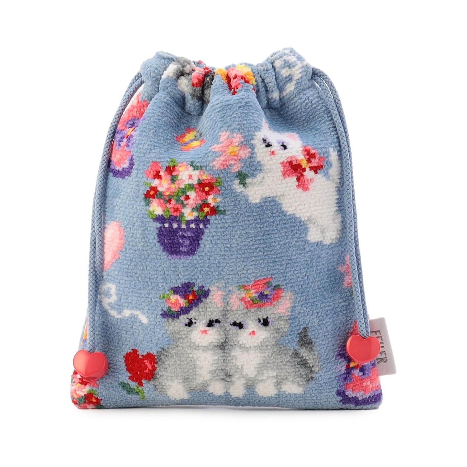 [1K2926120375920]Mon Petit Chat Drawstring Bag MCH-260375