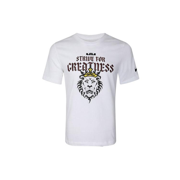 Nike Dri-FIT Lebron Strive For Greatness DRI-FIT TEE Men White Men s CD1321-100 L