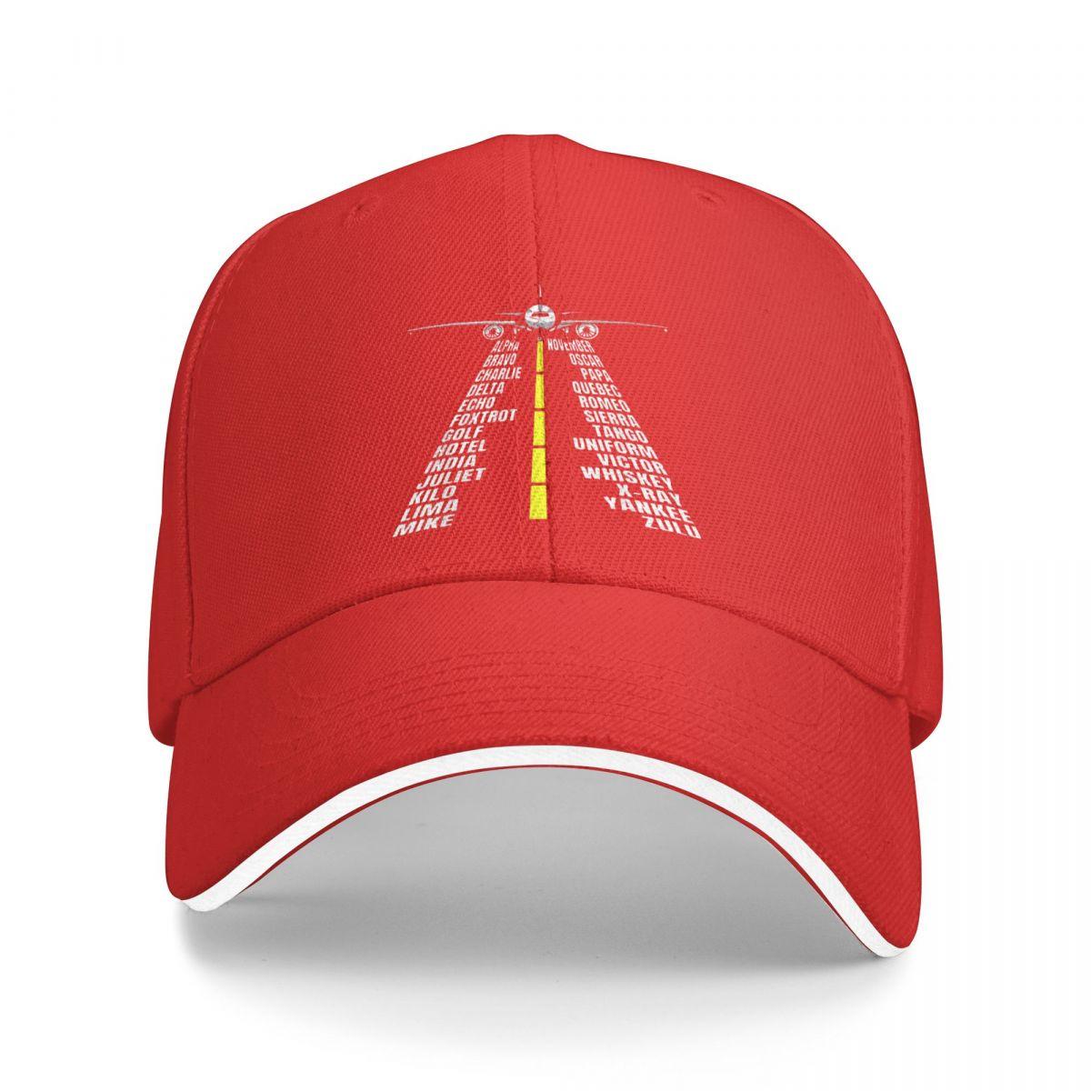 Фонетический алфавит Самолет Пилот Авиатор Самолет Любитель самолетов Бейсбольные кепки унисекс Кепка с козырьком от солнца Велосипедная шляпа one size