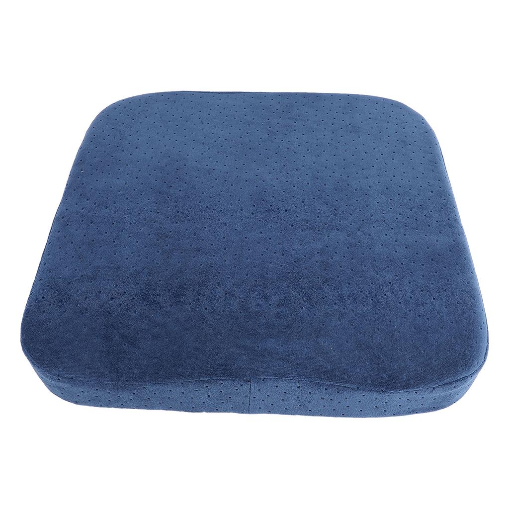 Memory Foam Seat Cushion Ergonomic W Shaped Comfortable Velvet Thicken Chair Cushion for Long Sittin