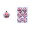 6pcs Painted Christmas Balls Pendant Shatterproof Christmas Gift Balls  Hotel Mall