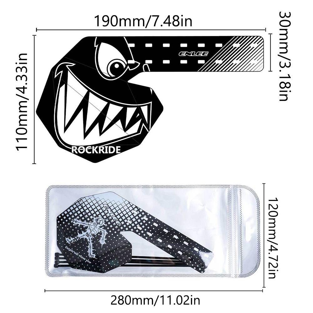 Durbale Bike Rear Derailleur Guard Plate Bicycle Protective Plate Replacement Bicycle Parts Bike Accessories