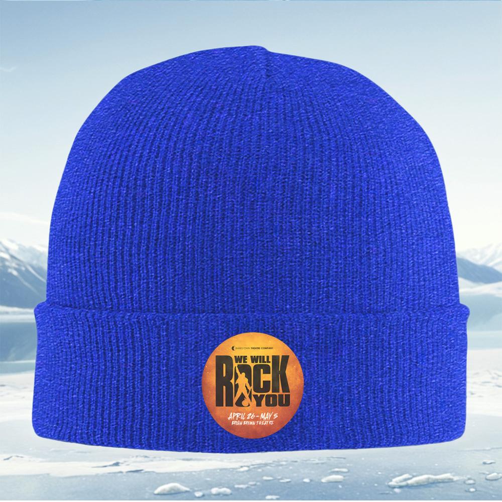 Rock Musical Show Poster Text Style Men Women Unisex Knitted Hat Beanie Pullover Cap Winter Thermal Warm Christmas Outdoor Cyc