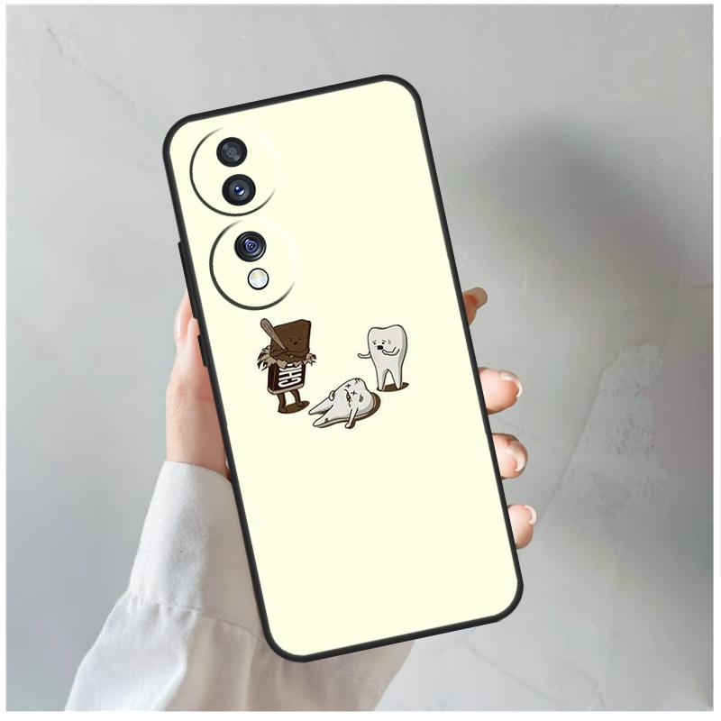 

Чехол для зубов стоматолога для Honor Magic 6 Lite 5 Pro 50 70 90 Honor X8a X8b X6 X7 X8 X9 X6a X7a X9a X9b Honor 50 Lite