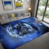 Tiger Animal Area Rug Carpet Wildlife Printed Indoor Floor Mat for Living Room Bedroom Soft Non-Slip Washable Doormat, Play Mat
