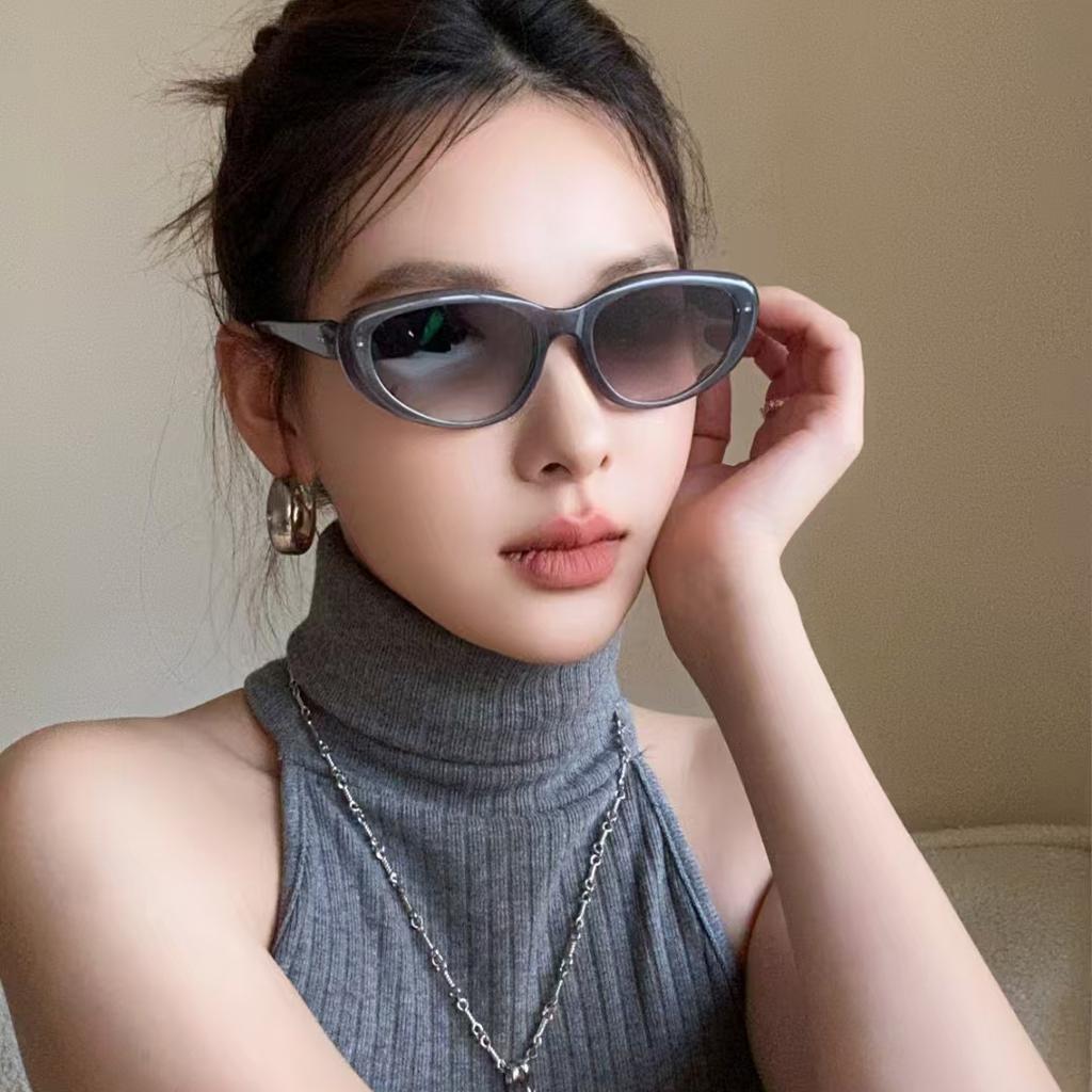 Vintage Style For Women Sun Glasses Cat Eye Shape Anti-reflective For Ladies' Sun Glasses High Quality For Men Sunglass