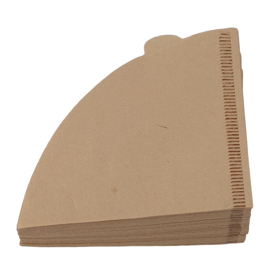 Konisches Kaffeefilterpapier, geruchlos, 100 Blatt (V01, ungebleicht, 100 Rollen)
