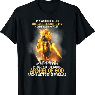 I'm a Warrior of God the Lord Jesus Is My Commanding Officer T-Shirt