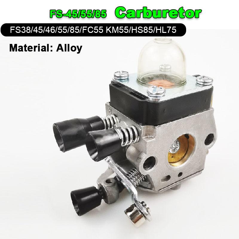High Performance Oil Air Filter Carburetor For Stihl FS38 FS45 FS46 FS55 KM55 FS45 FS85 C1Q-S66 C1Q-S71 C1Q-S97 C1Q-S186A