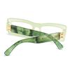 971 Anti-Blue Light White Film Export Modern Narrow Glasses European and American Street Photography Sun Glasses