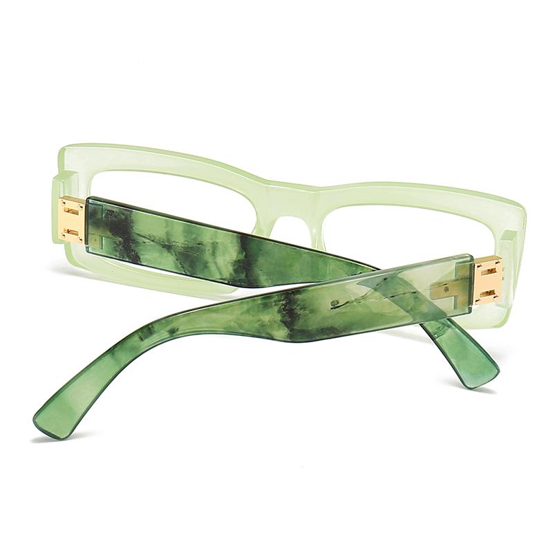 971 Anti-Blue Light White Film Export Modern Narrow Glasses European and American Street Photography Sun Glasses