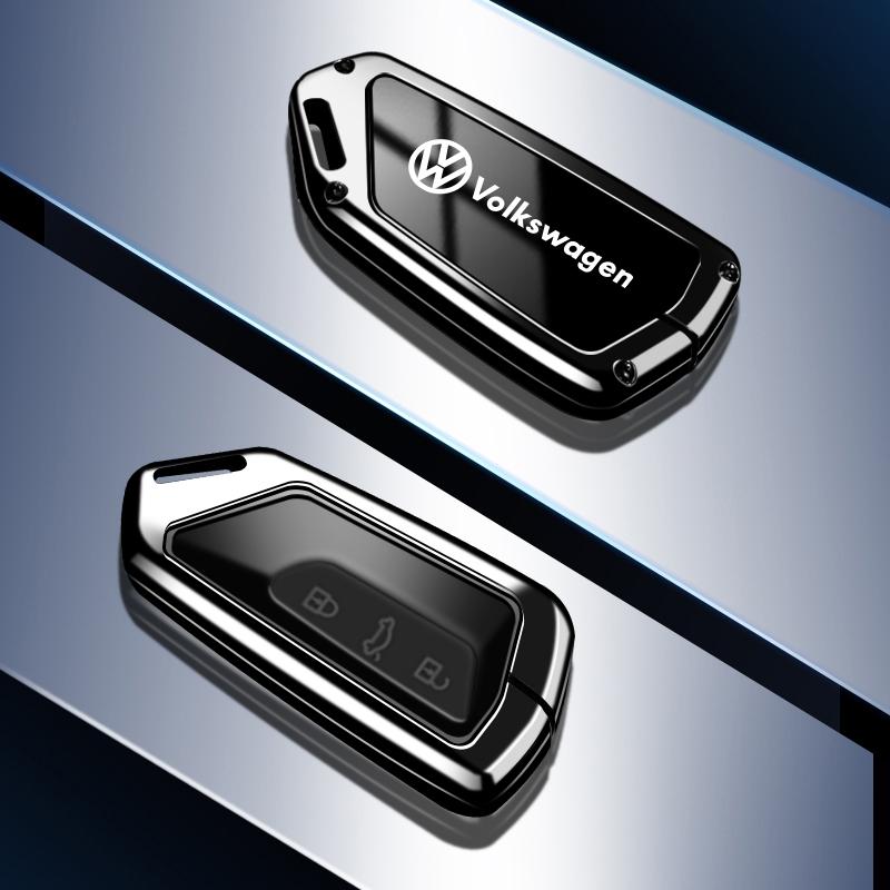 D9 Valve Stems Caps Zinc Alloy Car Remote Key Case Cover Protection Shell For VW Volkswagen ID.3 ID.4 Golf 8 2022 2023 MK8 Cupra Au