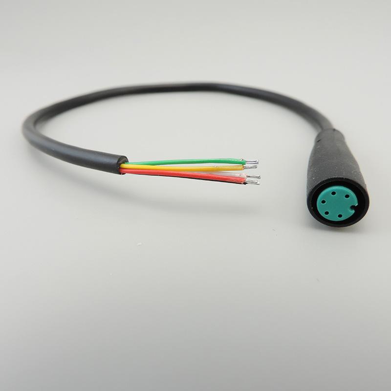 M8 2 3 4 5 6 Kolíkový konektor pro elektrické kolo Zástrčka DC samice samec Konektor Kabeláž Skútr Brzdový kabel Snímač signálu vodotěsný