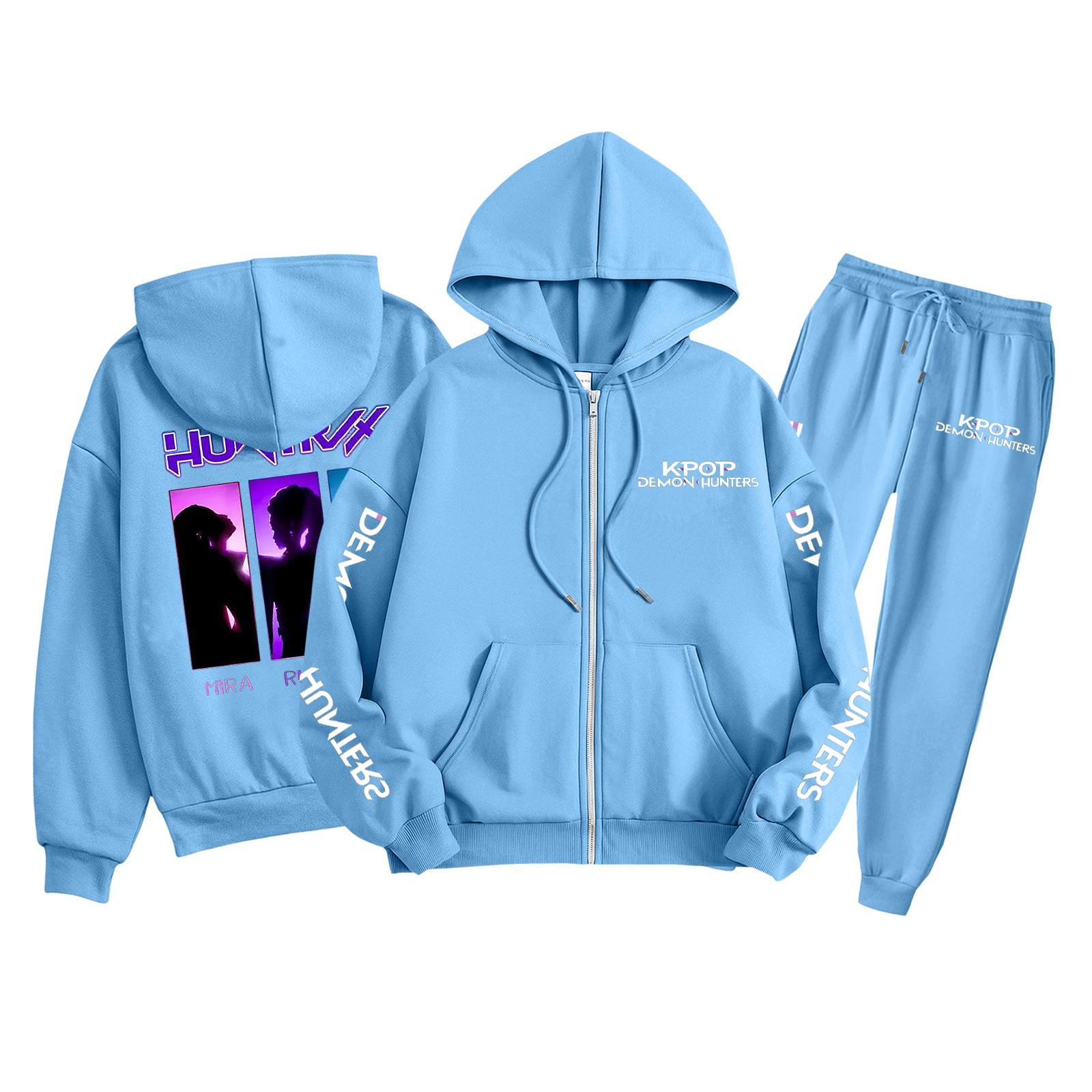 

Детская мода Толстовка с длинным рукавом, на молнии, с капюшоном, спортивные штаны с принтом, комплект толстовки с карманами 130