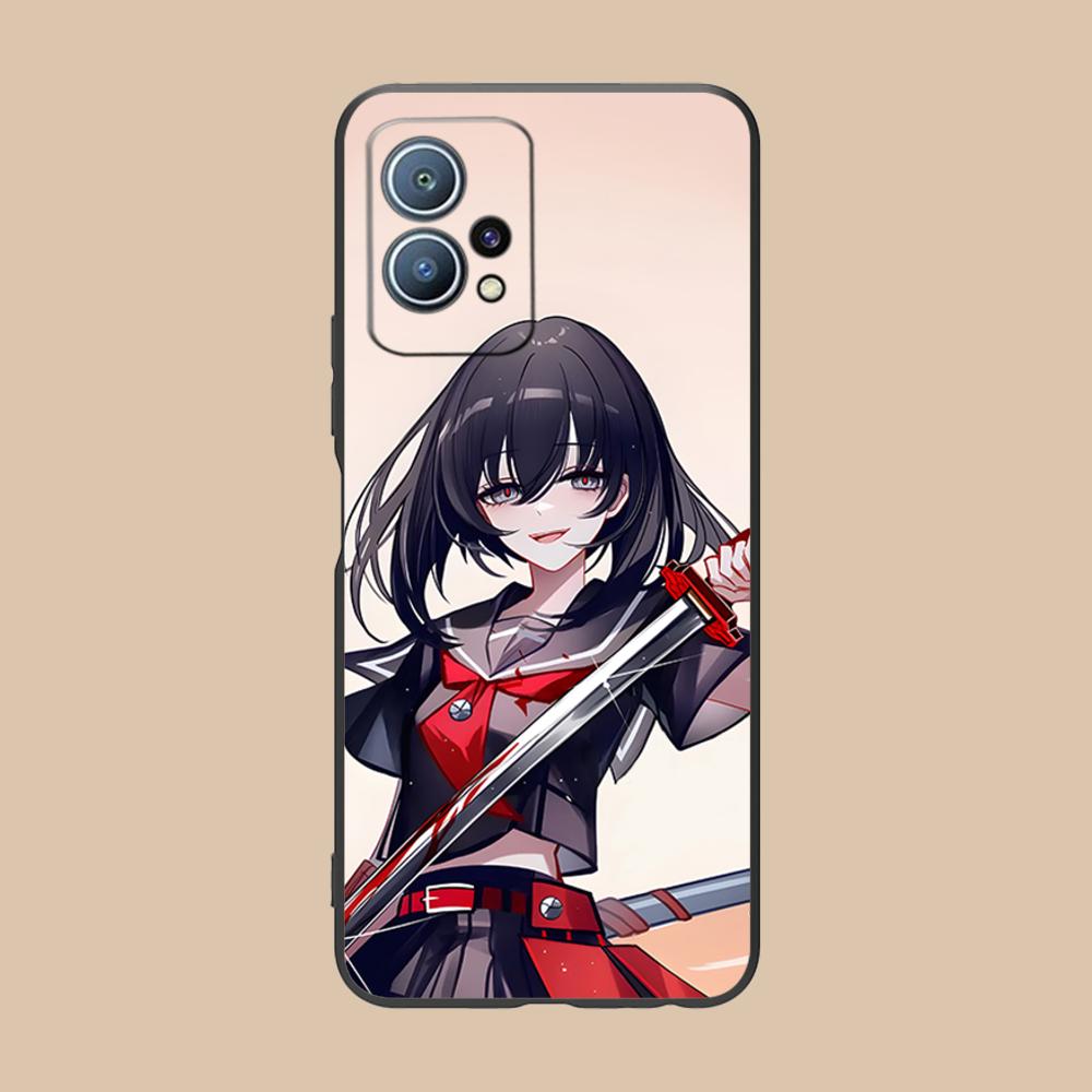 

Akame Kurome Matte TPU Mobile Phone Case for Huawei P60 P50 P40 P30 P20 P10 P9 P8 Pro Lite Plus Colorful Printing Cover Huawei P8