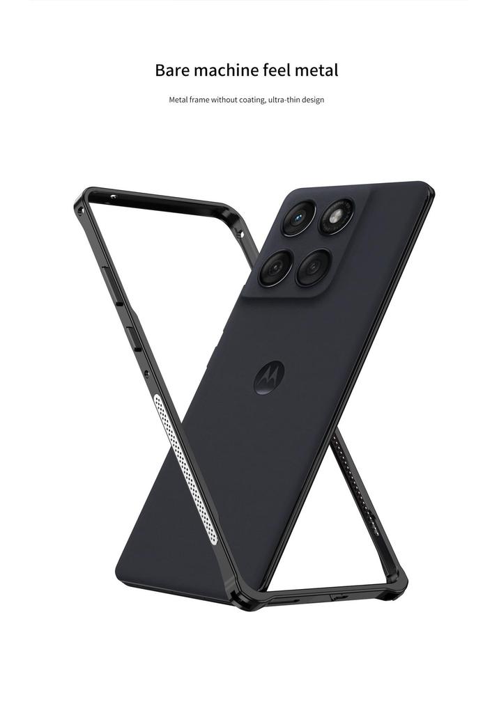 Motorola Moto Edge60 Series Metal Frame Phone Case