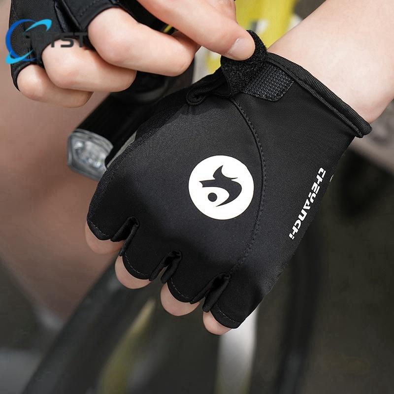 Non-slip Anti Half Finger Gloves Motorcycle Gloves MTB Road Bicycle Gloves for Spotrs Gym Fitness Half Finger Gloves Bicycle