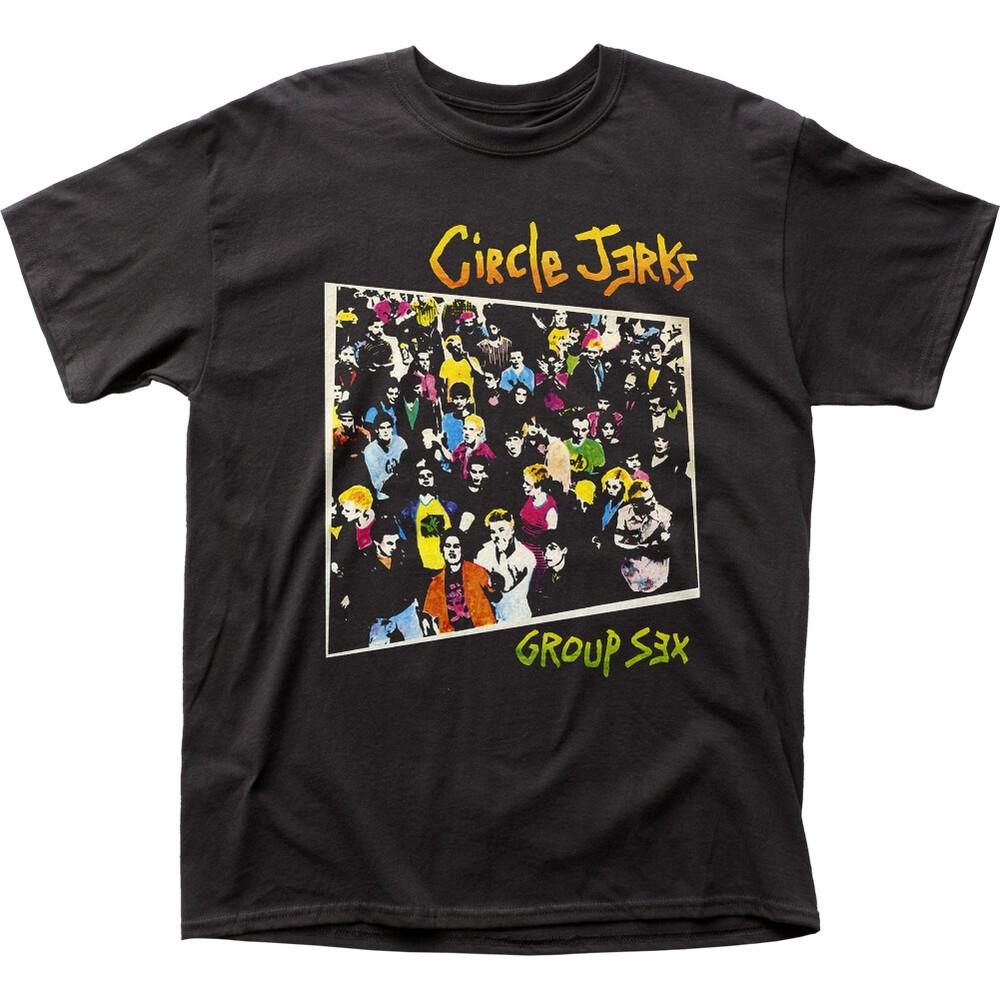 26 Circle Jerks Group Sex T Shirt Mens Licensed Rock N Roll Music Band New Black Unisex T-Shirt XXXL