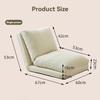 Lazy Sofa Tatami Single Chair Reclining and Removable Washable Small-sized Living Room Bedroom Foldable Small Sofa Bed