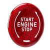 Bil Motor Start Stopp Knapp Kåpa Trim Kolfiber Ersättning för Corvette C8 2020 till Nuvarande