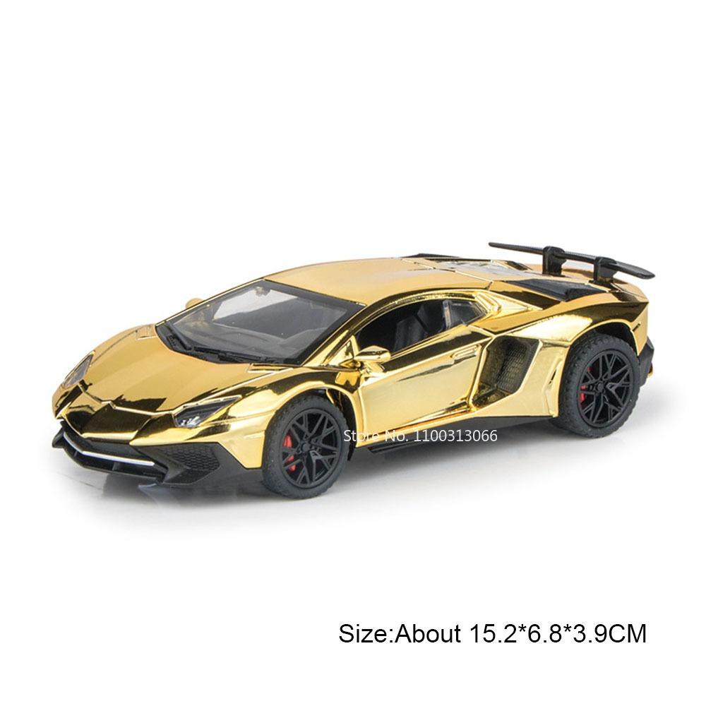 1:32 Lambor LP750-4 LP770-4 Cars Toy Models Light Sound Miniature Model Vehicles Doors Opened Sports Car Children Festival Gifts