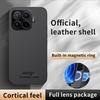 For XiaoMi 17T 15T Pro Case High-end Plain Leather Magnetic All-Clad Ultra-Thin Cover For XiaoMi 17t Pro Shockproof Bumper Funda