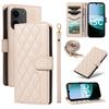 For Xiaomi Redmi 15C 4G (173mm) Wallet Case Rhombus Leather Phone Cover with Strap