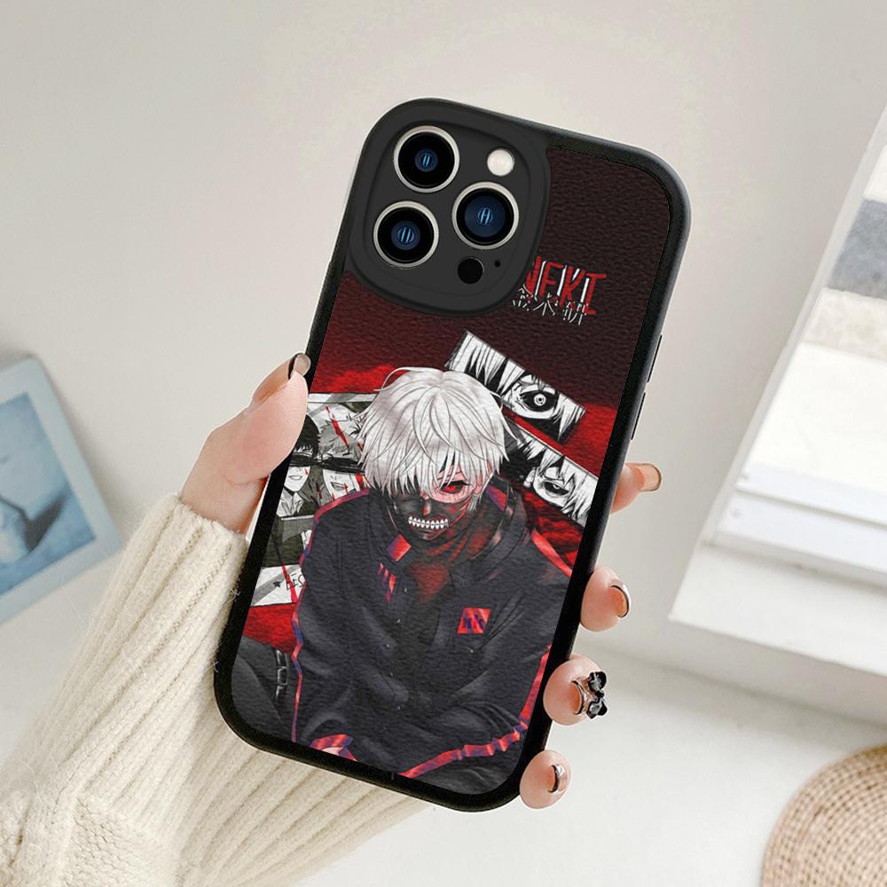 Tokyo Ghoul Kaneki Ken Anime Handyhülle für Iphone 14 13 11 12 Pro MAX 13 12 MiNi 7 8plus 14 13 PRO X XS 12 XR Lammfellhüllen
