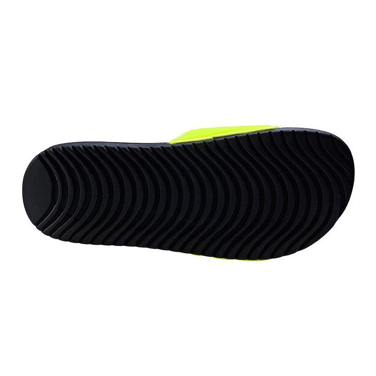 Nike Kawa Adjust Comfortable Non-Slip Durable Slippers Kids Slippers Black Green 819344-701