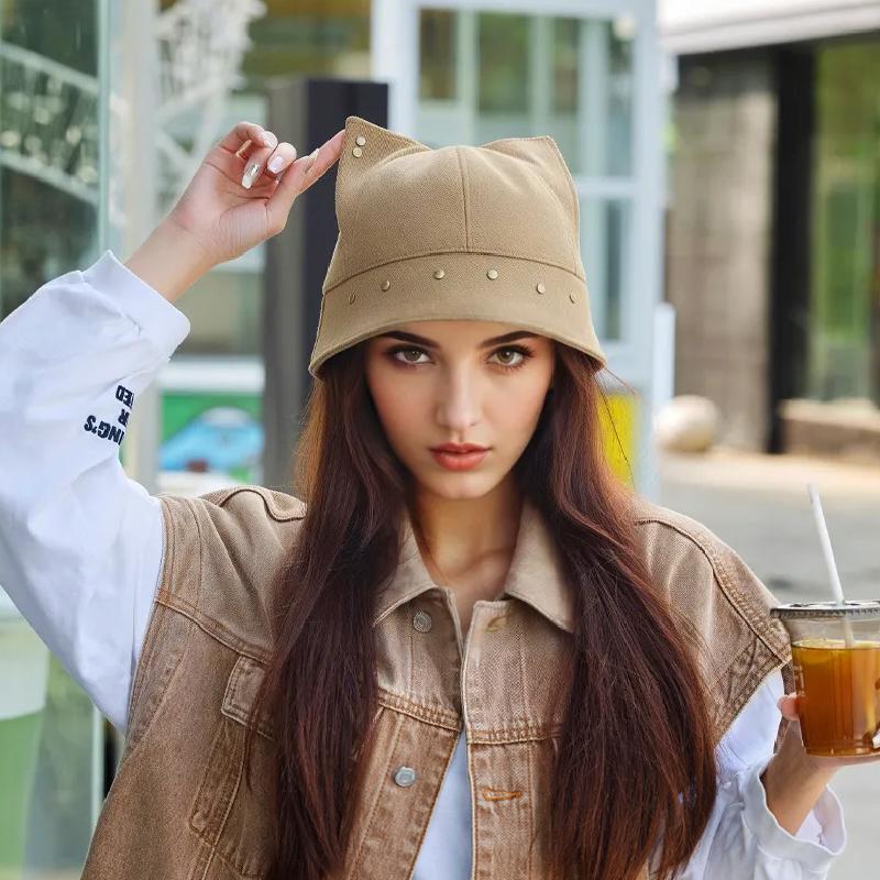 1PC Skin Friendly Travel Polyester Photography Durable Daily Outings Soft Natural Contour Hat Accessories Adjustable Rope