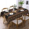 Native American Vintage Geometric Rectangle Tablecloth for Table Decor Aztec Pattern Ethnic Style Dining Table Cloth Party Decor