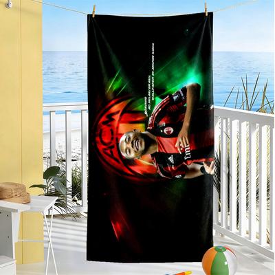 Ac Milan Celebration Beach Towel High Absorbency & Quick-Dry Comfortable Lightweight Perfect for Traveling Yoga Camping and Swimming