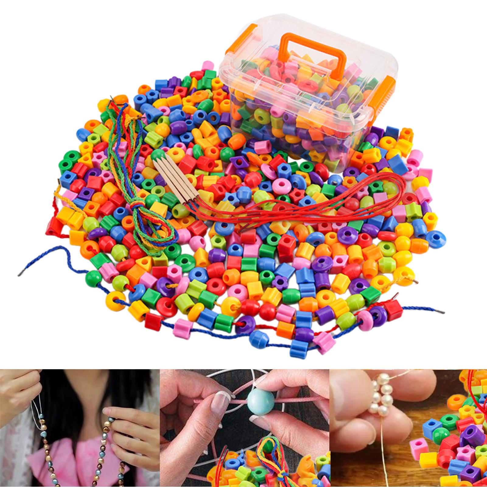 

Набор бусин для шнуровки, блок для развития мелкой моторики, игрушка для детей 3, 4, 5 лет, 160 160 Beads