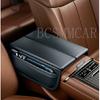 Car Armrest Cover Center Console Box Cushion Heighten Pad Leather Mat W/Pocket