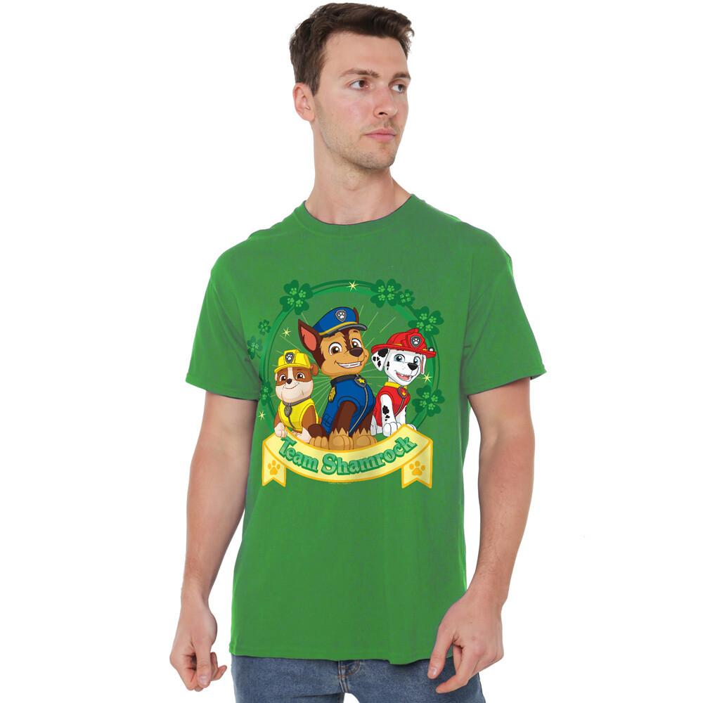 Paw Patrol St. Patrick S Day Team Shamrock T-Shirt S-2XL Kelly Green S