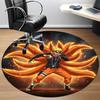 1pc Naruto Nine Tails Chair Carpet for Office - Indoor Non-Slip Washable Polyester Fiber Carpet, Soft Comfortable Mat For Office yy250928031