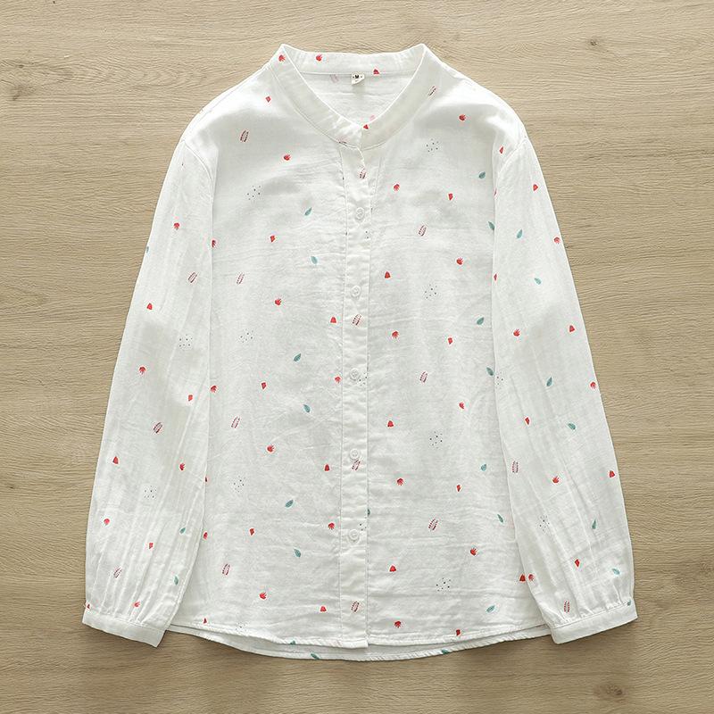 

Хлопковые рубашки, блузки, женские, летние, осенние, дышащие, большого размера, женская одежда XL