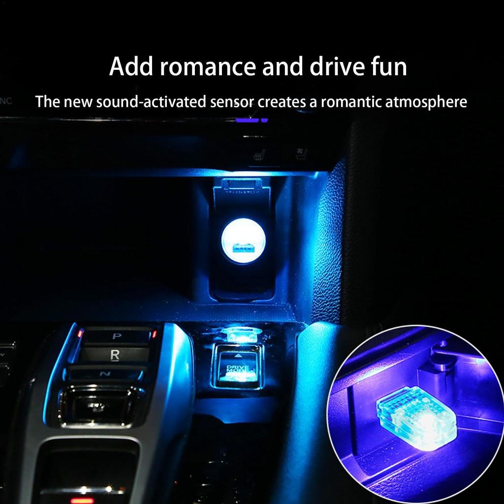 Araba İç Işığı USB - Otomatik Mini LED Işık, USB Işığı Ortam Işığı Grup Tasarımı