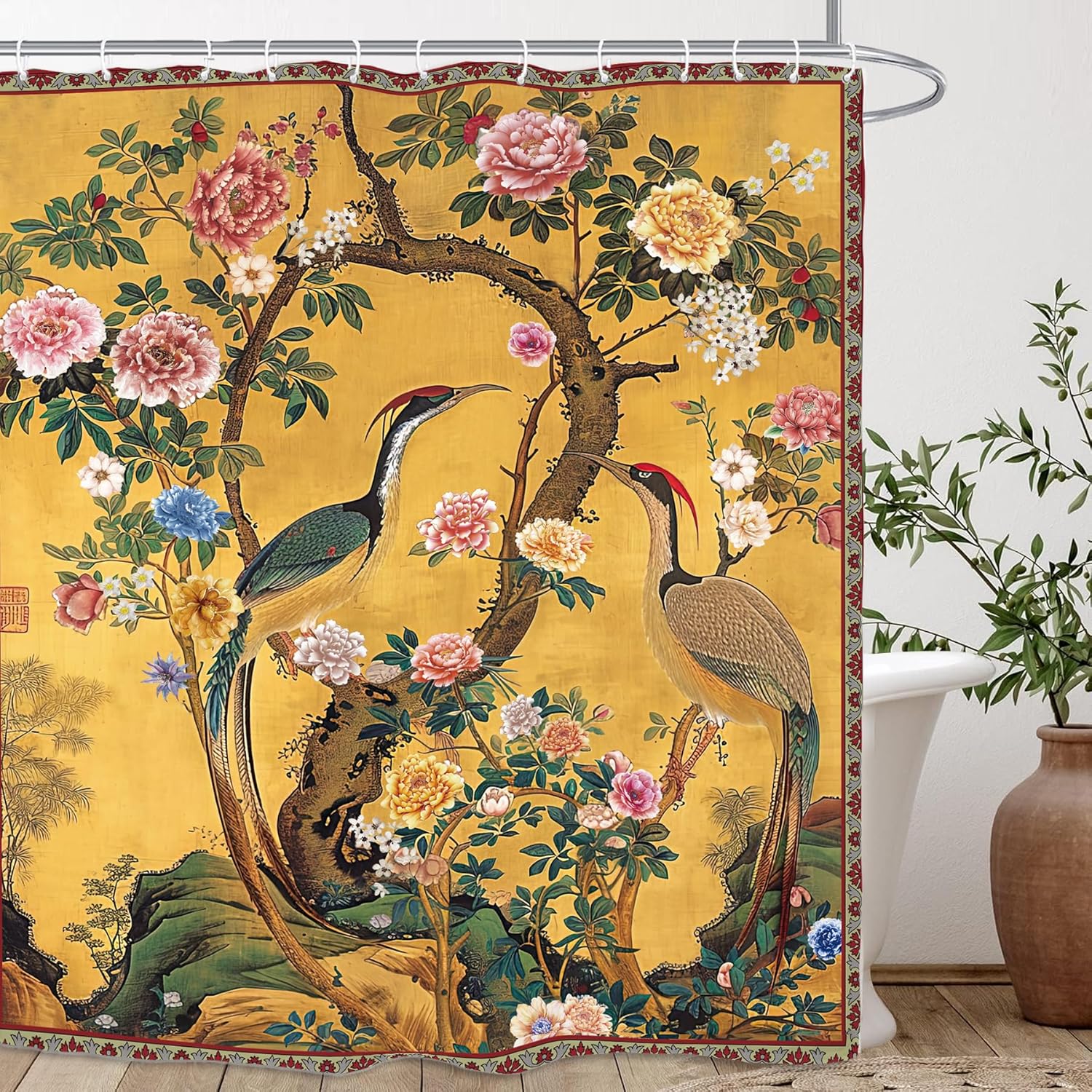 

Turtle Ocean Sea Shower Curtain 60Wx72L Inch Beach Coastal Landscape Scene Barn Door Summer Bathroom Set Accessories Decor With W60H190(CM)-1 Pcs