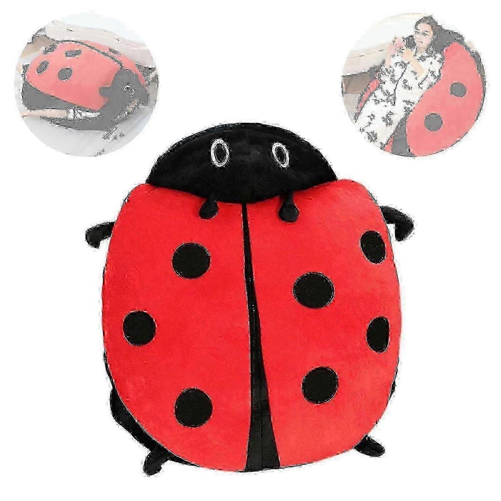 2025 Wearable Ladybug Pillow Cute Warm Sleeping Wearable Plush Removable Oversized 100cm/39.4in Giant_gmzs
